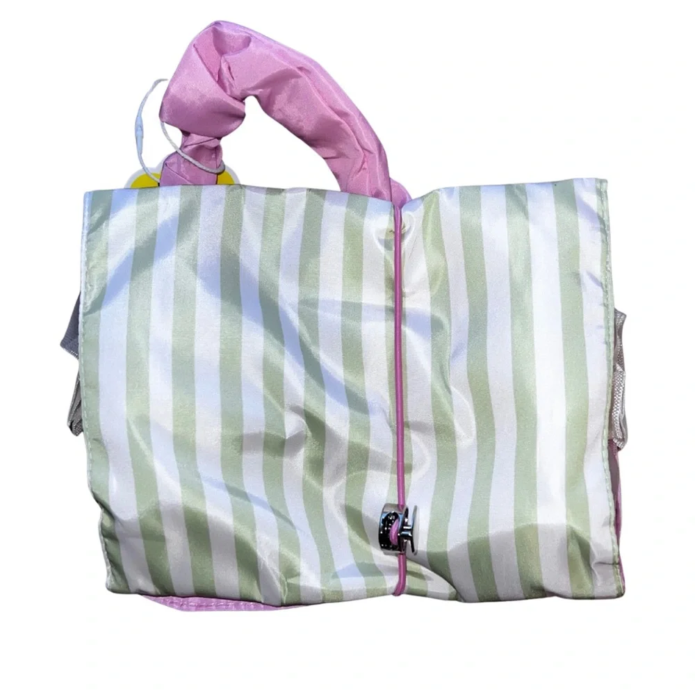 NWT Y2K Chupa Chups Striped Cherry Cosmetic Bag - Picture 2 of 6